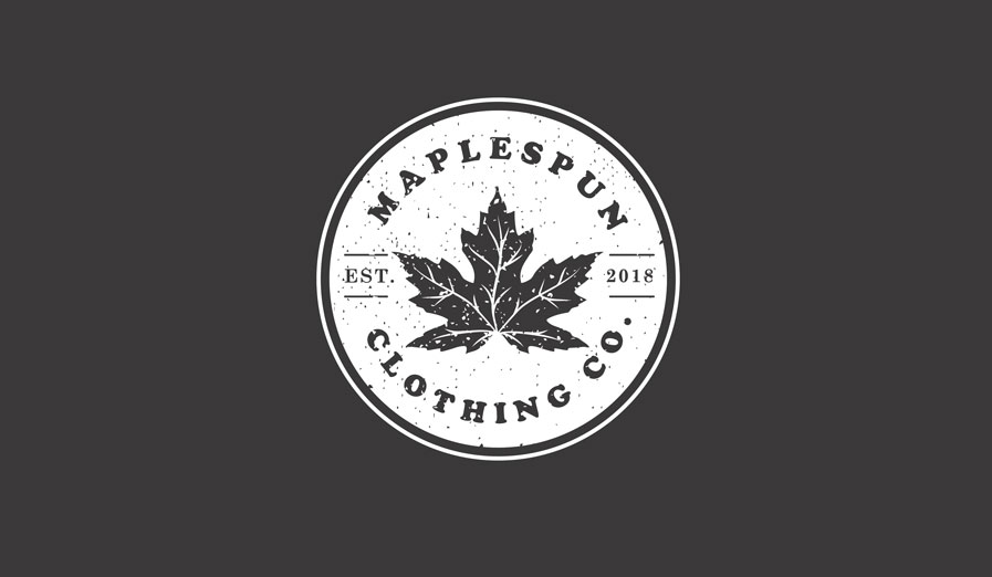 Maplespun Clothing Co. - Inverted logo design